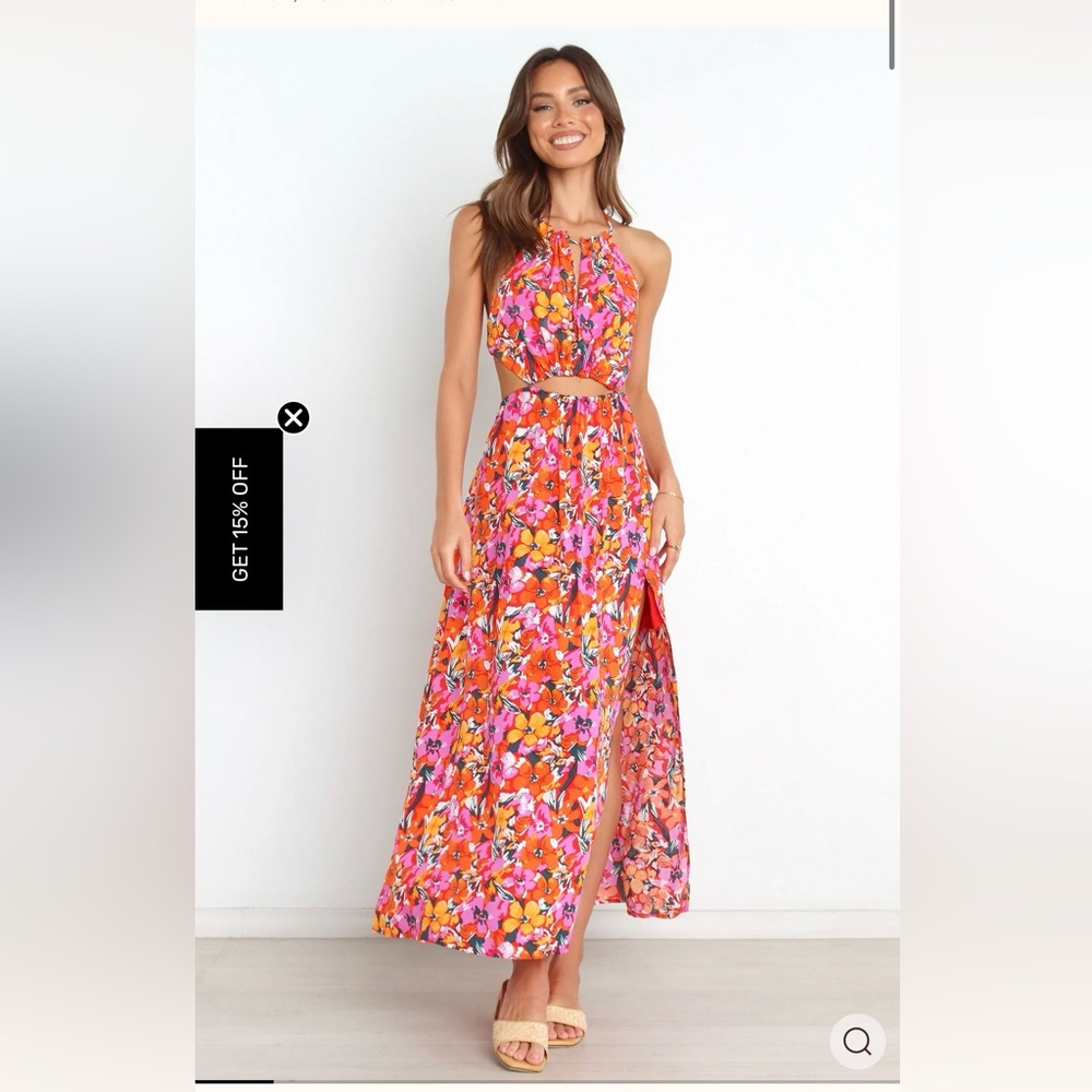 Petal & Pup Seniorita Floral Maxi Dress size 2